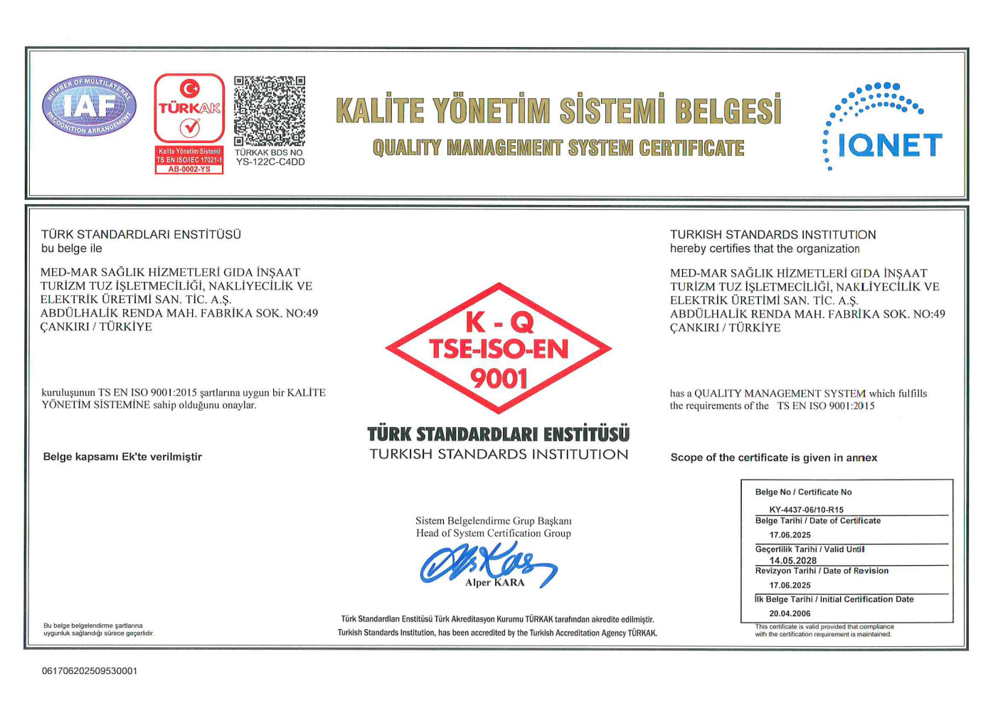 ISO 9001:2015